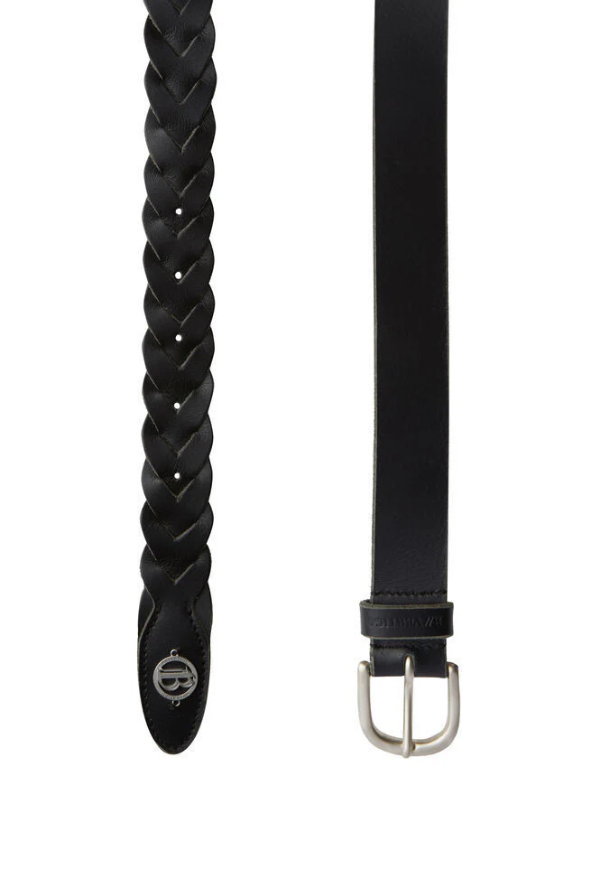 B Vertigo Braided Leather Belt - Image 4
