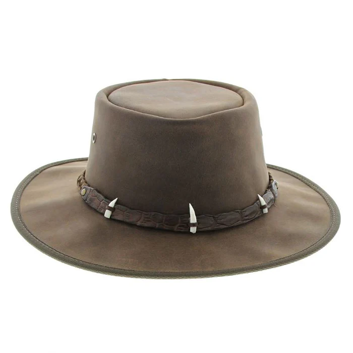 Barmah "The Croc" Leather Hat - Image 3