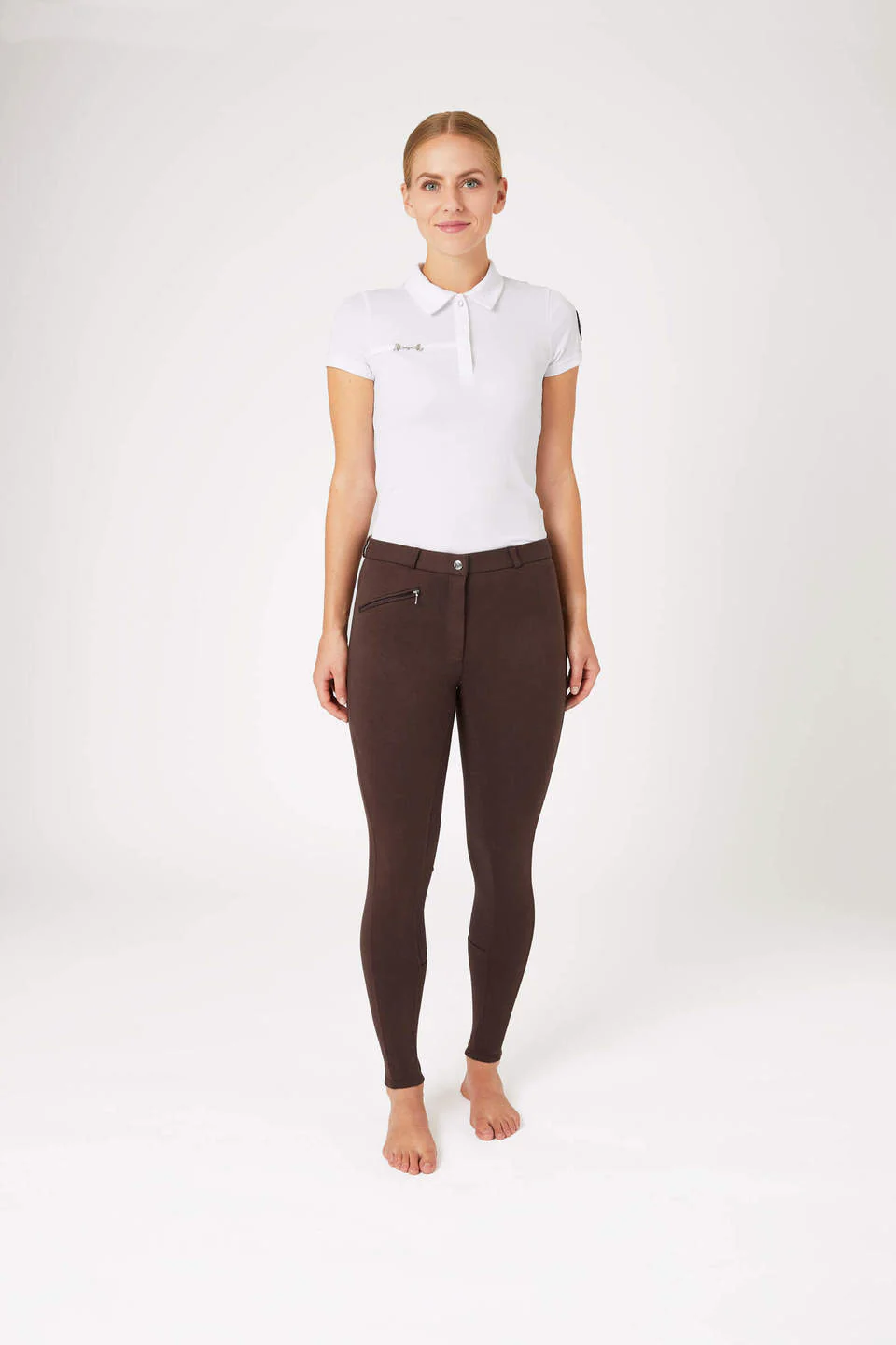 Horze Active Women's Silicone Full Seat Breeches - Image 10