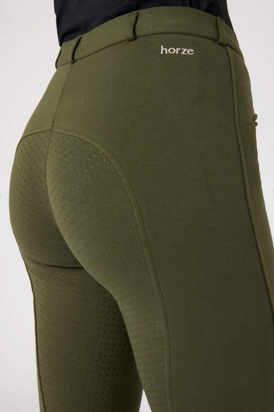 Horze Active Women's Silicone Full Seat Breeches - Image 6
