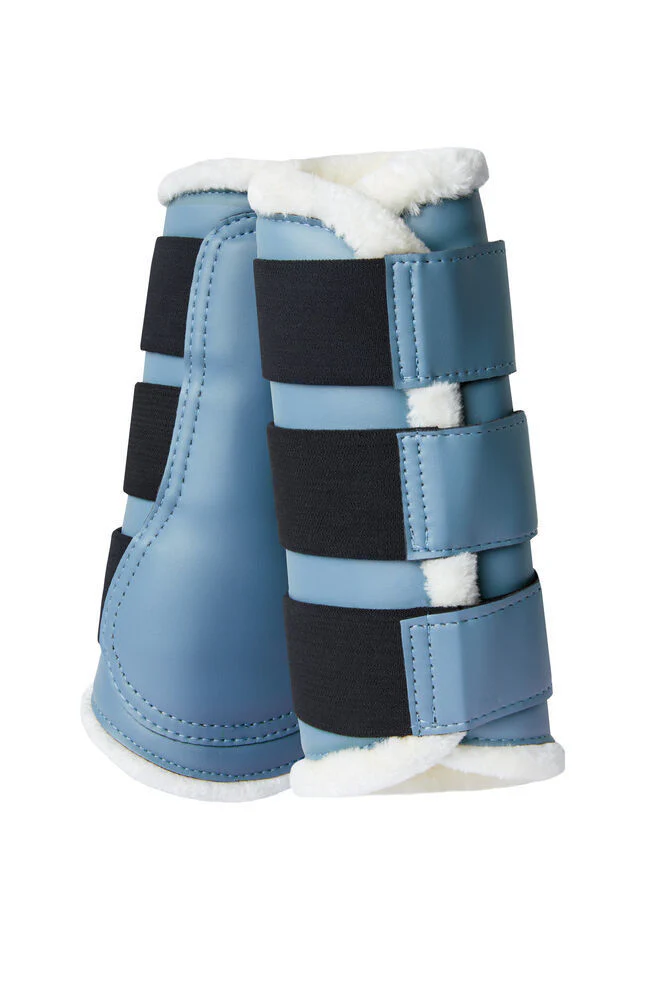 Horze Ghent Brushing Boots with Faux Fur - Image 3