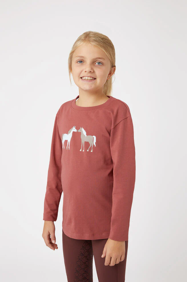 Horze Leighton Kid's LS Shirt - Image 4