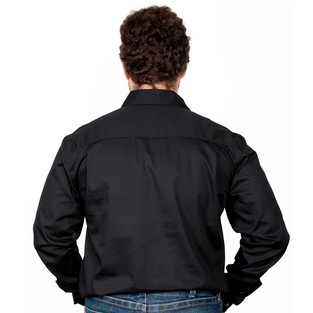 Just Country Mens Cameron Workshirt - Image 4