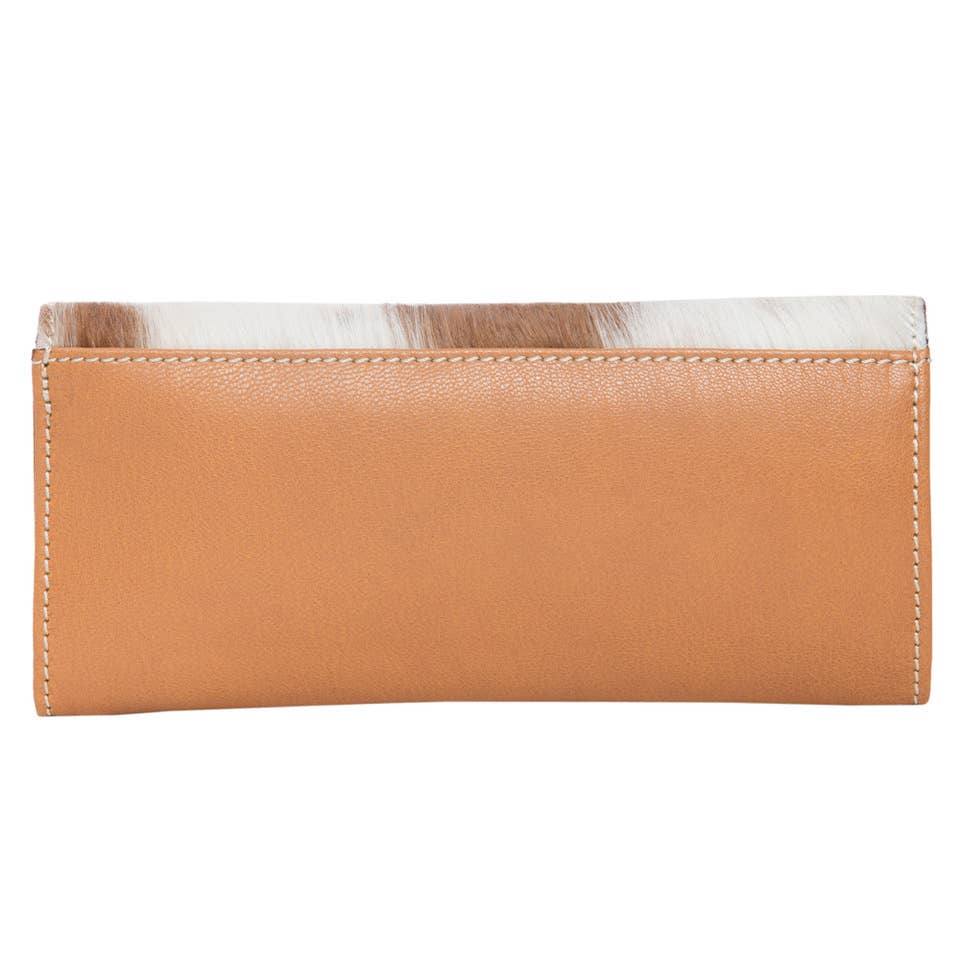The Design Edge Oran Tooling Leather Flap Cowhide Wallet AW23 - Image 4
