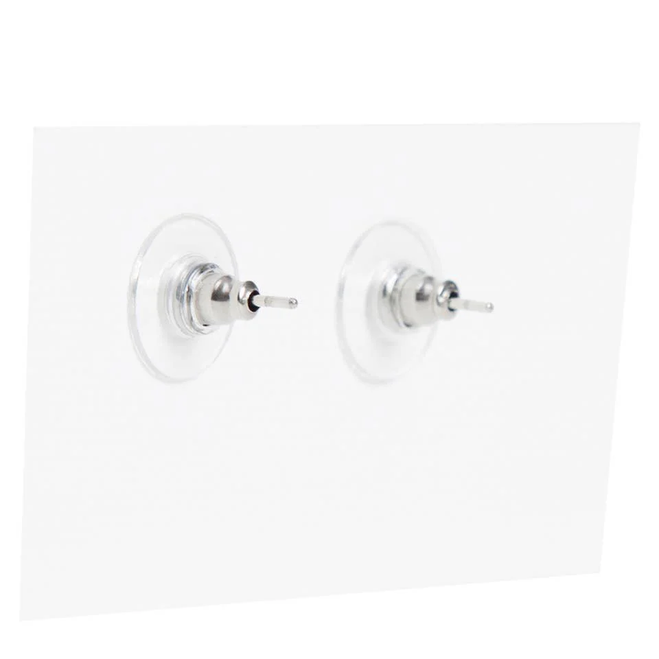 Uganda - Stud Earrings - Cowhide 20MM Stainless Steel - Image 4