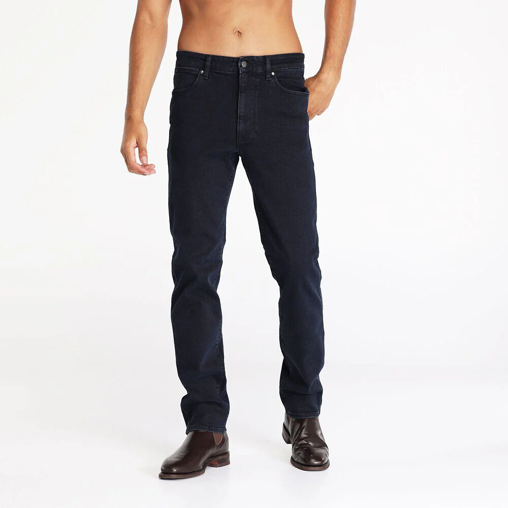 Wrangler Slim/Straight Blue/ Black Jean - Image 3